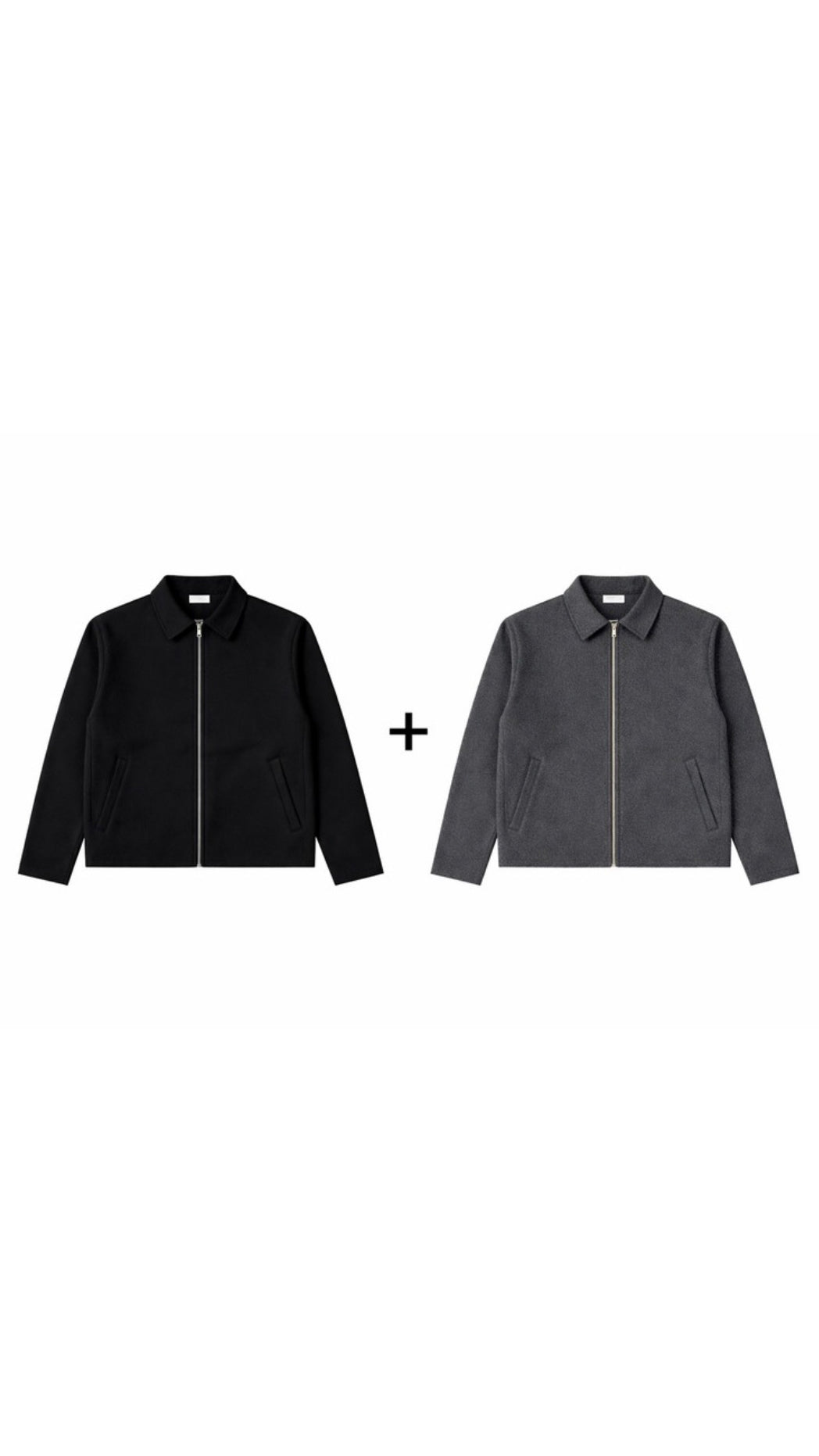 Double Wool Zip Jacket Bundle